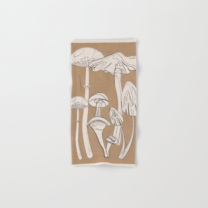 Abstract Mushrooms 13 Bath Towel Gallery Image 1