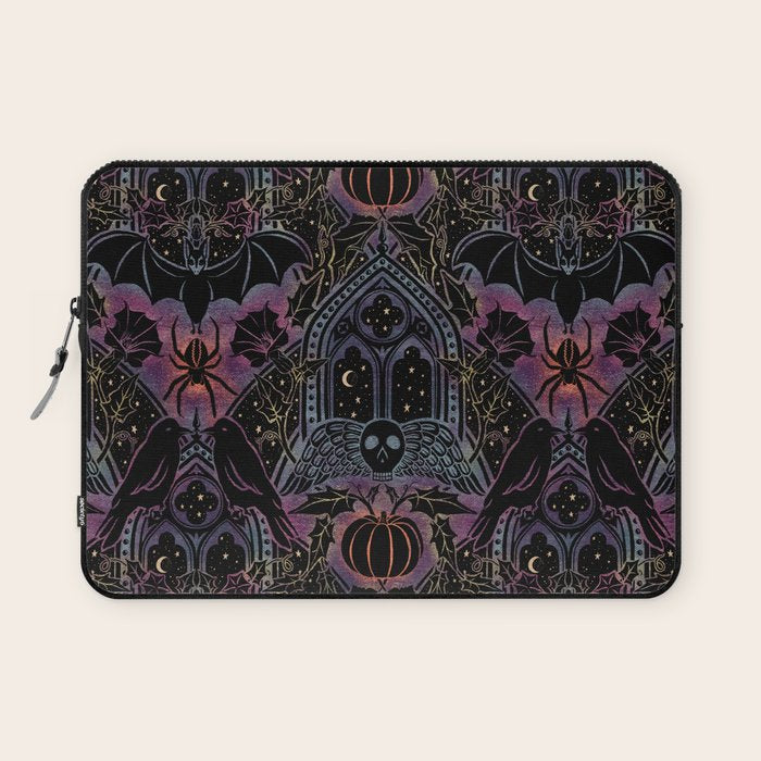 Gothic Halloween - celestial rainbow  Laptop Sleeve Gallery Image 1