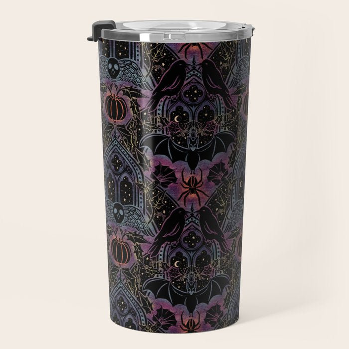 Gothic Halloween - celestial rainbow  Travel Mug Gallery Image 3