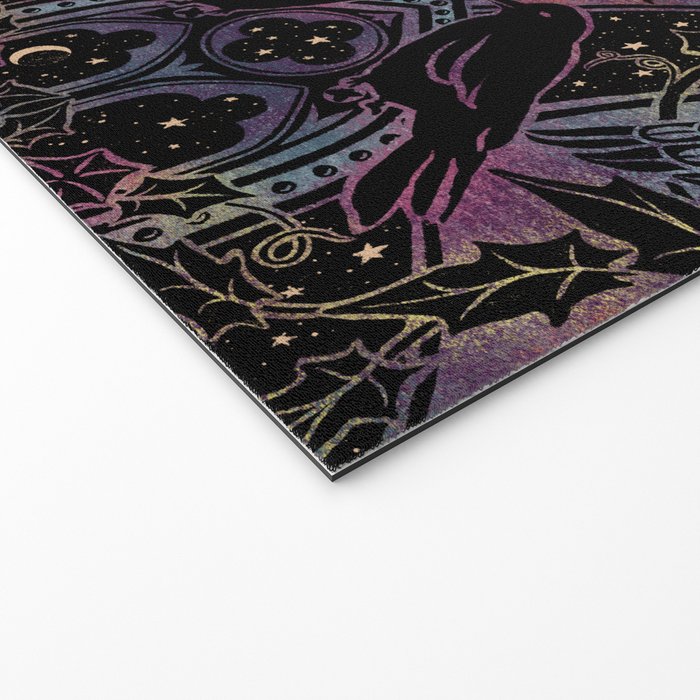Gothic Halloween - celestial rainbow  Welcome Mat Gallery Image 2