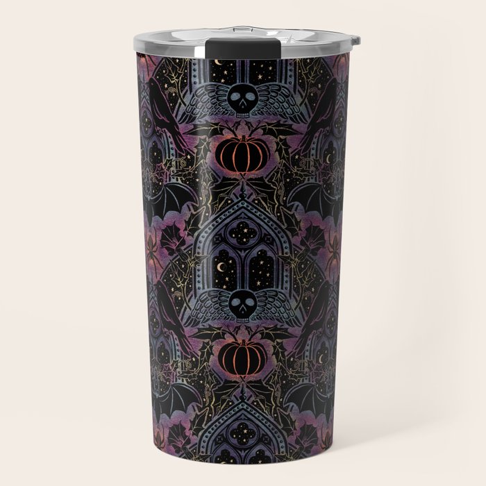 Gothic Halloween - celestial rainbow  Travel Mug Gallery Image 1