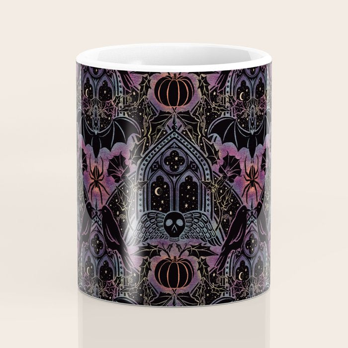 Gothic Halloween - celestial rainbow  Coffee Mug Gallery Image 4