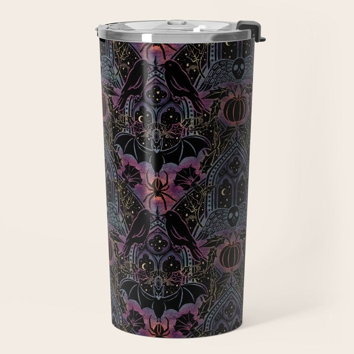 Gothic Halloween - celestial rainbow  Travel Mug Gallery Image 2
