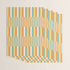 Mixed Stripes Pattern VII Retro Summer Wrapping Paper Gallery Image 3