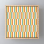 Mixed Stripes Pattern VII Retro Summer Mini Art Print Gallery Image 1