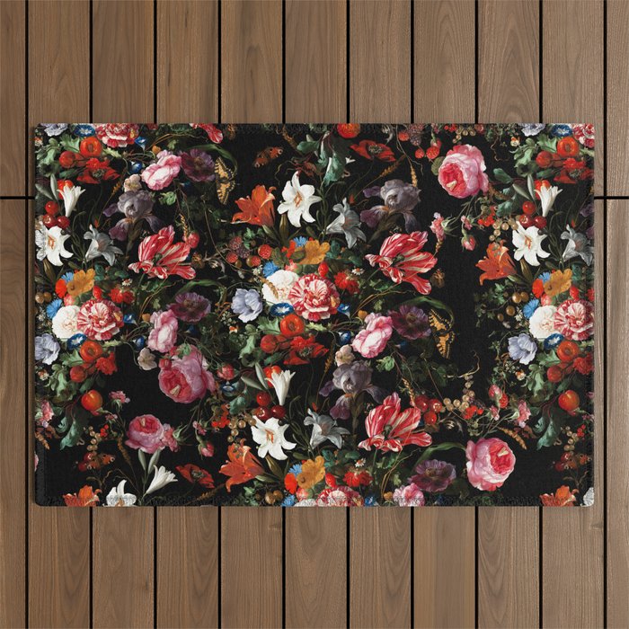 Dark Garden IV Outdoor Rug Gallery Image 1