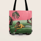 Martini and Monstera Tote Bag Gallery Image 1