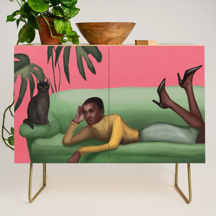 Martini and Monstera Credenza Gallery Image 1