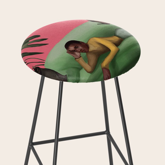 Martini and Monstera Stool Gallery Image 2