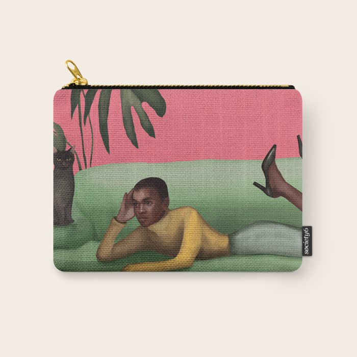 Martini and Monstera Carry All Pouch Gallery Image 1