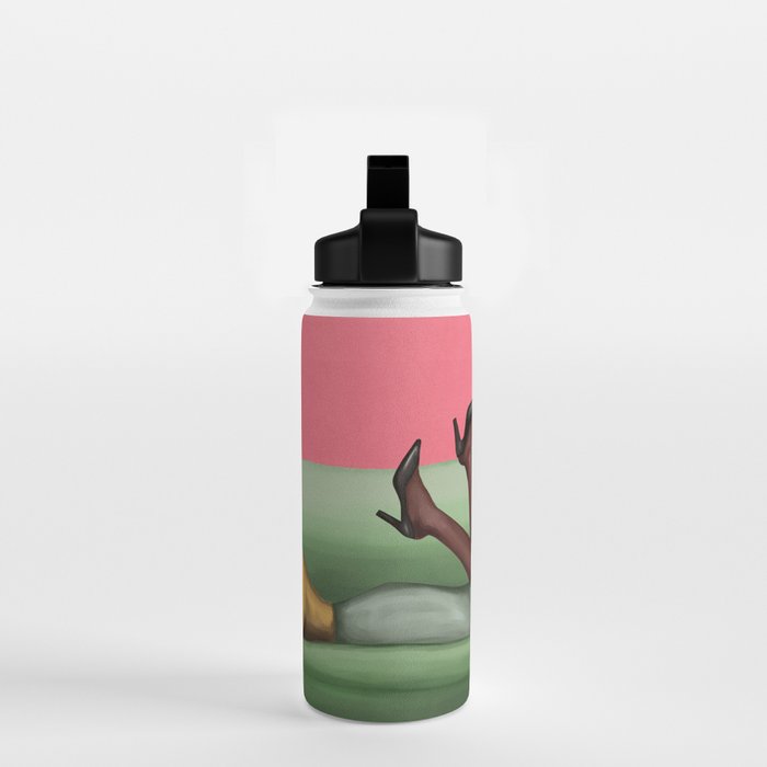 Martini and Monstera Water Bottle Gallery Image 2