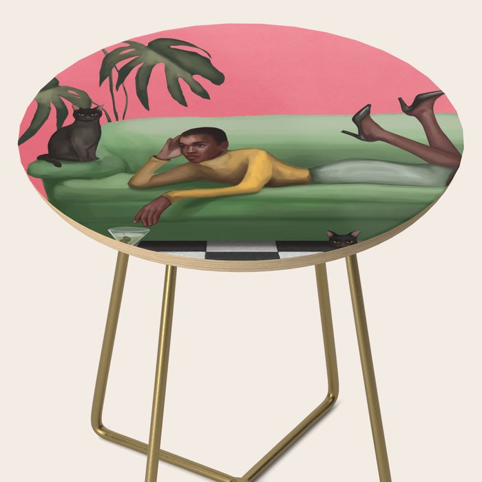Martini and Monstera Side Table Gallery Image 2
