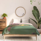 Martini and Monstera Comforter Gallery Image 3