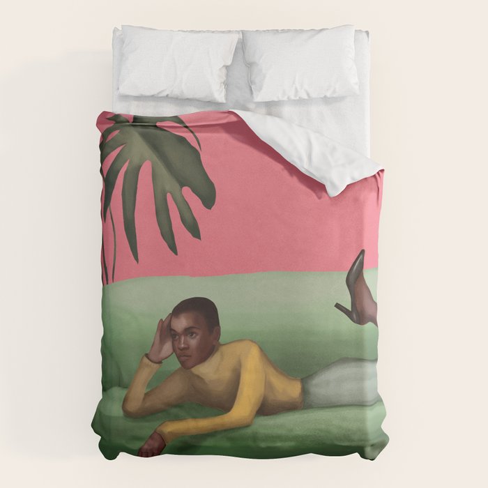 Martini and Monstera Duvet Cover Gallery Image 6