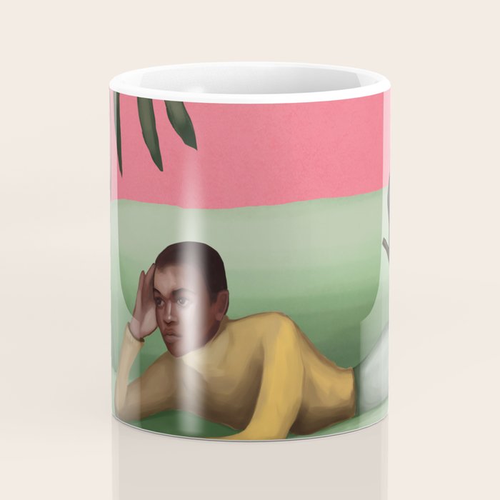 Martini and Monstera Coffee Mug Gallery Image 4