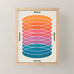 The Circles of Life Mini Art Print Gallery Image 1