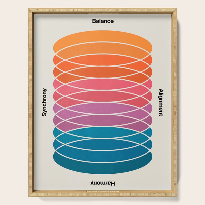 The Circles of Life Serving Tray Gallery Image 1