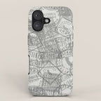 Vintage San Francisco California Travel Stamp Pattern iPhone Case Gallery Image 1