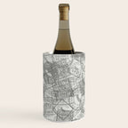 Vintage San Francisco California Travel Stamp Pattern Wine Chiller Gallery Image 1