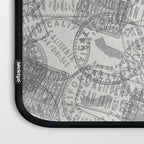 Vintage San Francisco California Travel Stamp Pattern Laptop Sleeve Gallery Image 3