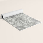 Vintage San Francisco California Travel Stamp Pattern Yoga Mat Gallery Image 2