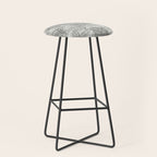 Vintage San Francisco California Travel Stamp Pattern Stool Gallery Image 1