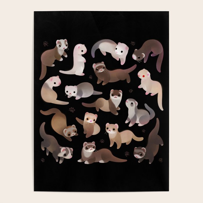 Ferret - dark Poster Gallery Image 1
