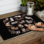 Ferret - dark Outdoor Rug Gallery Image 2