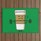 Strong Coffee Outdoor Rug Gallery Image 1