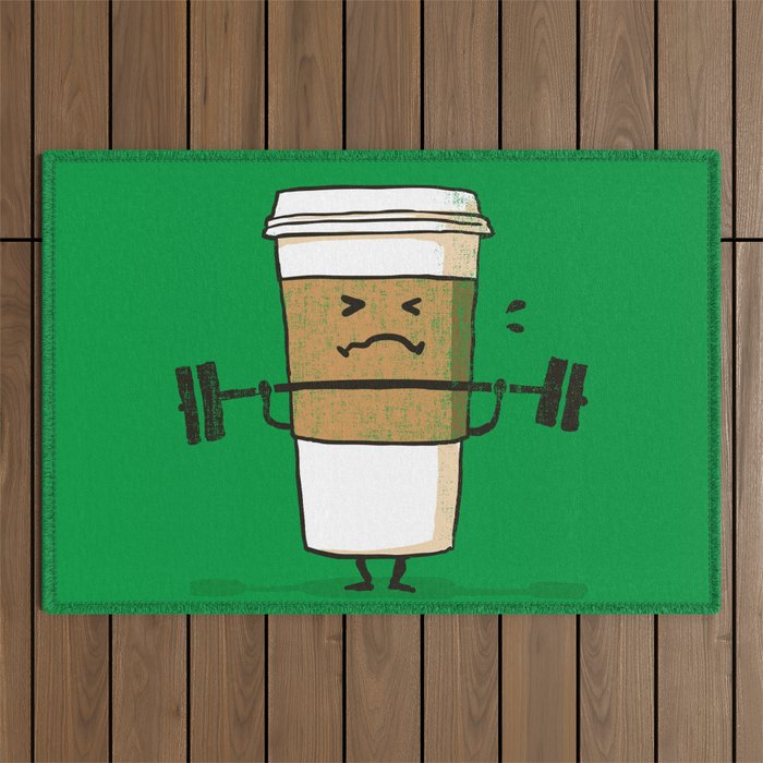 Strong Coffee Outdoor Rug Gallery Image 1