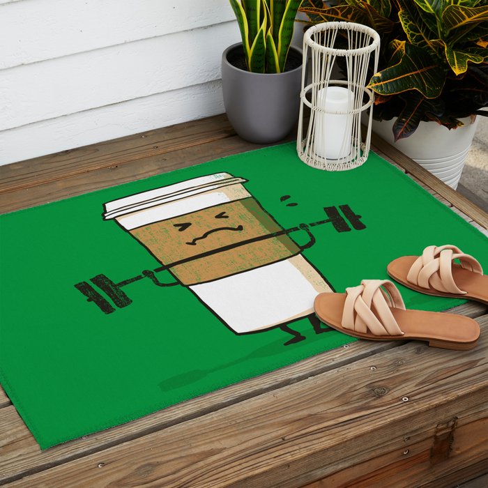 Strong Coffee Outdoor Rug Gallery Image 2
