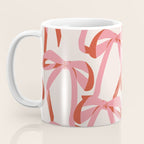 Pink Champagne Coquette Bows Coffee Mug Gallery Image 3