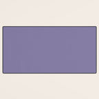 Neutral Lavender Purple Solid Color Desk Mat Gallery Image 3