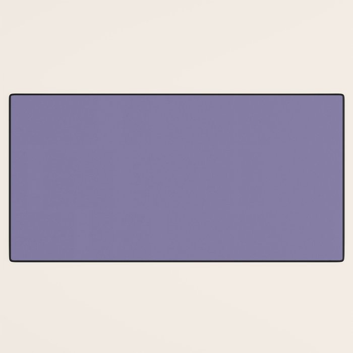 Neutral Lavender Purple Solid Color Desk Mat Gallery Image 3