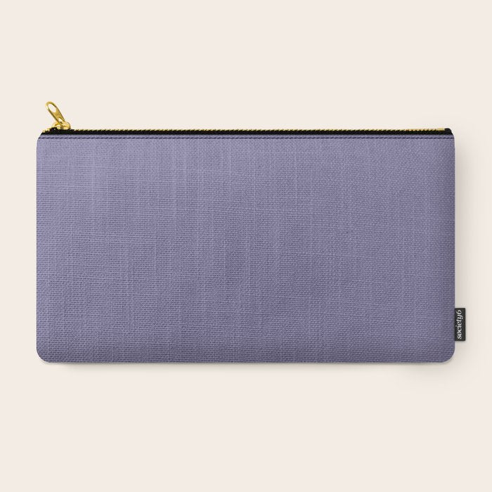 Neutral Lavender Purple Solid Color Carry All Pouch Gallery Image 2