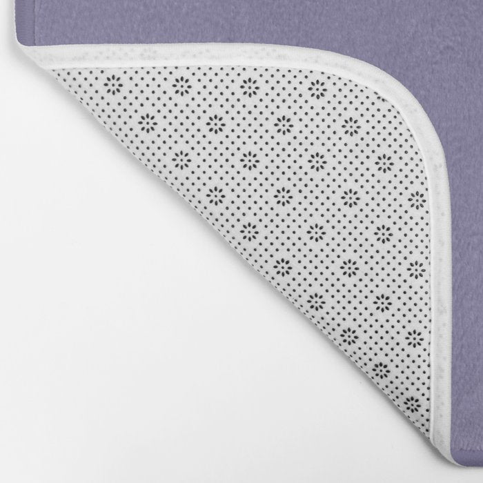 Neutral Lavender Purple Solid Color Bath Mat Gallery Image 2