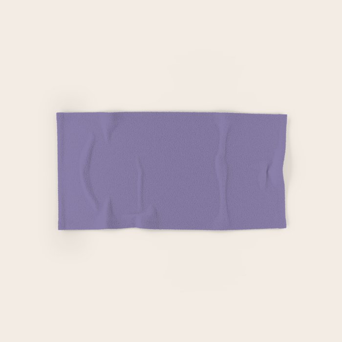 Neutral Lavender Purple Solid Color Bath Towel Gallery Image 1