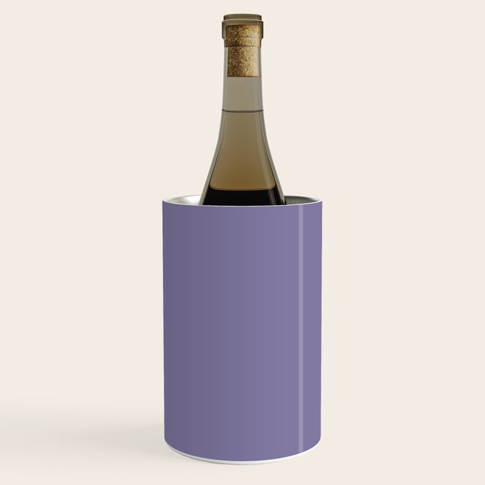 Neutral Lavender Purple Solid Color Wine Chiller Gallery Image 2