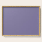 Neutral Lavender Purple Solid Color Serving Tray Gallery Image 1