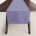 Neutral Lavender Purple Solid Color Table Runner Gallery Image 1