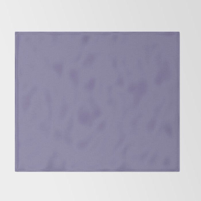 Neutral Lavender Purple Solid Color Throw Blanket Gallery Image 2