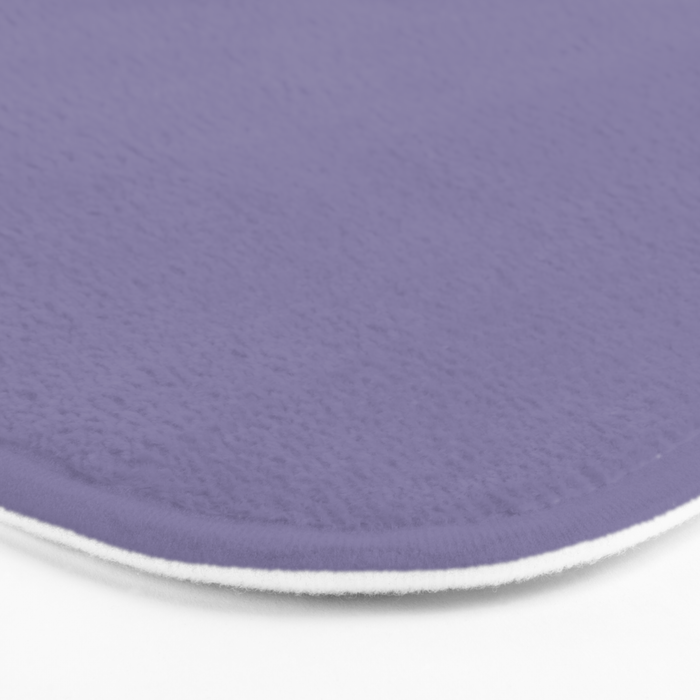 Neutral Lavender Purple Solid Color Bath Mat Gallery Image 3