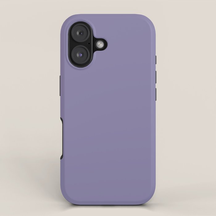 Neutral Lavender Purple Solid Color iPhone Case Gallery Image 1