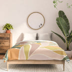 Abstract Botanical Mid century Modern Comforter Gallery Image 3