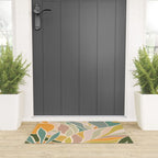 Abstract Botanical Mid century Modern Welcome Mat Gallery Image 3