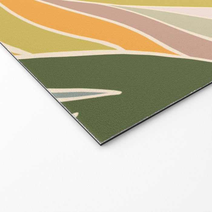 Abstract Botanical Mid century Modern Welcome Mat Gallery Image 2