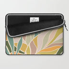 Abstract Botanical Mid century Modern Laptop Sleeve Gallery Image 2