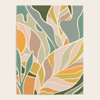 Abstract Botanical Mid century Modern Poster Gallery Image 4