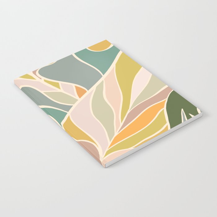 Abstract Botanical Mid century Modern Notebook Gallery Image 2
