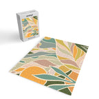 Abstract Botanical Mid century Modern Jigsaw Puzzle Gallery Image 2